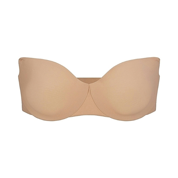 SKIMS Smoothing Intimates Strapless Bra Ba-Ban-2607 Clay 34C - Picture 3 of 7